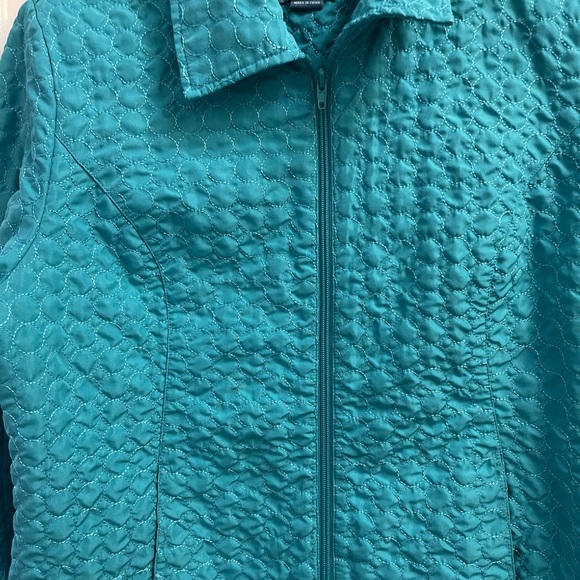Koret Women's Aqua Quilted Utility Jacket - Picture 3 of 11